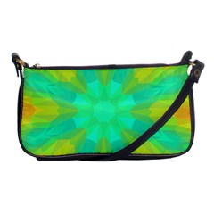 Kaleidoscope Background Shoulder Clutch Bag