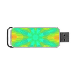 Kaleidoscope Background Portable Usb Flash (two Sides) by Mariart