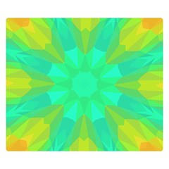 Kaleidoscope Background Double Sided Flano Blanket (Small) 