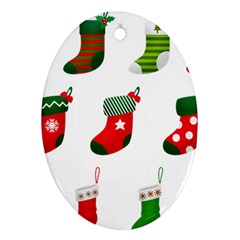 Christmas Stocking Candle Ornament (oval)