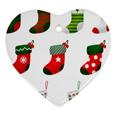 Christmas Stocking Candle Ornament (heart)