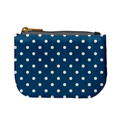 Polka Dot - Turquoise  Mini Coin Purse by WensdaiAmbrose