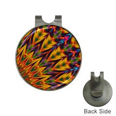 Background Abstract Texture Chevron Hat Clips With Golf Markers