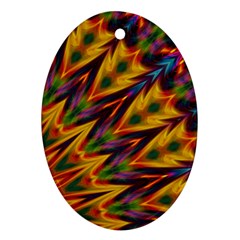 Background Abstract Texture Chevron Oval Ornament (two Sides) by Mariart