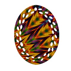 Background Abstract Texture Chevron Oval Filigree Ornament (two Sides) by Mariart