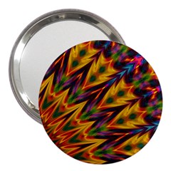 Background Abstract Texture Chevron 3  Handbag Mirrors