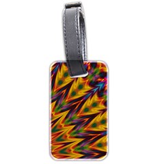 Background Abstract Texture Chevron Luggage Tags (two Sides)