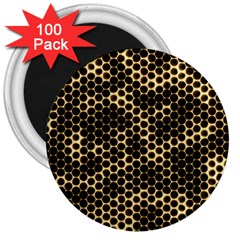 Honeycomb Beehive Nature 3  Magnets (100 Pack)