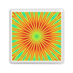 Kaleidoscope Background Mandala Red,green Sun Memory Card Reader (square) by Mariart