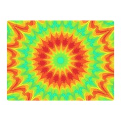 Kaleidoscope Background Red Yellow Double Sided Flano Blanket (mini)  by Mariart