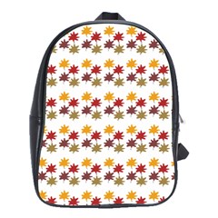 Autumn Leaves School Bag (large)