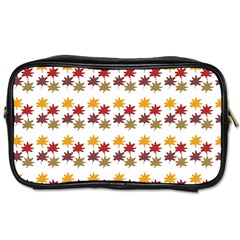 Autumn Leaves Toiletries Bag (two Sides)