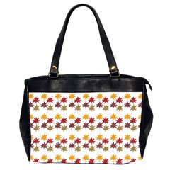 Autumn Leaves Oversize Office Handbag (2 Sides) by Mariart