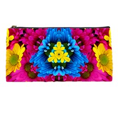 Flowers Kaleidoscope Mandala Pencil Cases