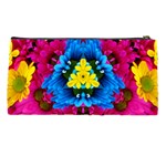 Flowers Kaleidoscope Mandala Pencil Cases Back