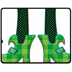 Saint Patrick S Day March Fleece Blanket (medium)  by Mariart