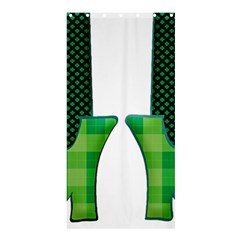 Saint Patrick S Day March Shower Curtain 36  X 72  (stall) 