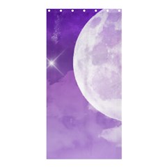 Purple Sky Star Moon Clouds Shower Curtain 36  X 72  (stall)  by Mariart