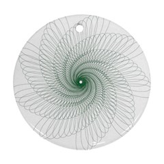 Spirograph Pattern Ornament (Round)