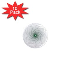 Spirograph Pattern 1  Mini Magnet (10 pack) 