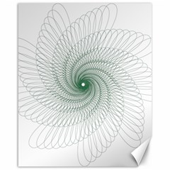 Spirograph Pattern Canvas 16  x 20 