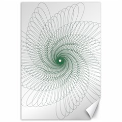 Spirograph Pattern Canvas 20  x 30 