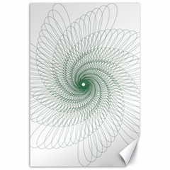 Spirograph Pattern Canvas 24  X 36 