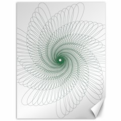 Spirograph Pattern Canvas 36  x 48 