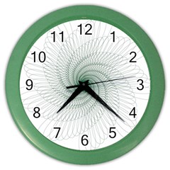 Spirograph Pattern Color Wall Clock