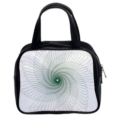 Spirograph Pattern Classic Handbag (Two Sides)