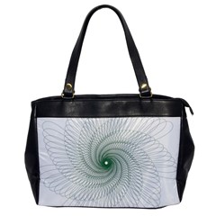 Spirograph Pattern Oversize Office Handbag