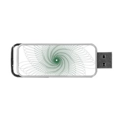 Spirograph Pattern Portable USB Flash (One Side)