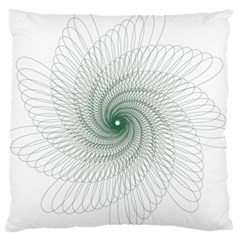 Spirograph Pattern Large Flano Cushion Case (One Side)