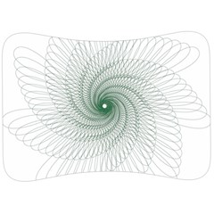 Spirograph Pattern Velour Seat Head Rest Cushion