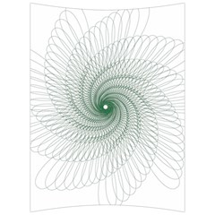 Spirograph Pattern Back Support Cushion