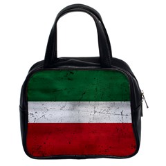 Flag Patriote Quebec Patriot Red Green White Grunge Separatism Classic Handbag (two Sides) by Quebec