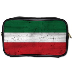 Flag Patriote Quebec Patriot Red Green White Grunge Separatism Toiletries Bag (one Side) by Quebec