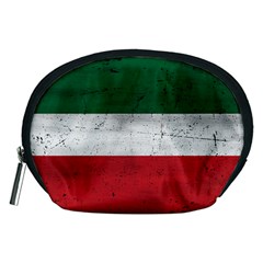 Flag Patriote Quebec Patriot Red Green White Grunge Separatism Accessory Pouch (medium) by Quebec