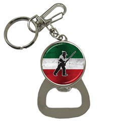 Flag Patriote Quebec Patriot Red Green White Grunge Vieux Patriot Henri Julien Bottle Opener Key Chains by Quebec