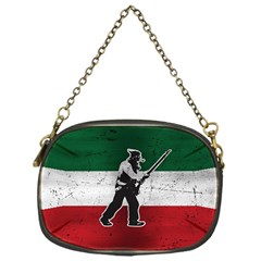 Flag Patriote Quebec Patriot Red Green White Grunge Vieux Patriot Henri Julien Chain Purse (one Side) by Quebec