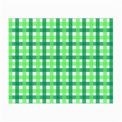 Sweet Pea Green Gingham Small Glasses Cloth by WensdaiAmbrose