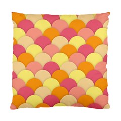 Scallop Fish Scales Scalloped Rainbow Standard Cushion Case (Two Sides)