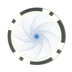 Spirograph Pattern Geometric Poker Chip Card Guard by Mariart