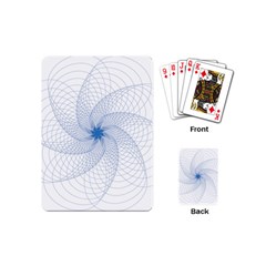 Spirograph Pattern Geometric Playing Cards (mini) by Mariart