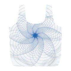 Spirograph Pattern Geometric Full Print Recycle Bag (l) by Mariart