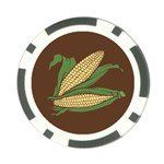 Sweet Corn Maize Vegetable Poker Chip Card Guard (10 pack) Front