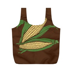 Sweet Corn Maize Vegetable Full Print Recycle Bag (m) by Alisyart