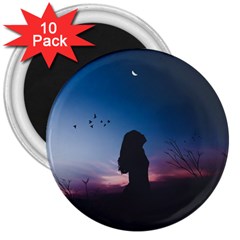 At Dusk 3  Magnets (10 Pack)  by WensdaiAmbrose