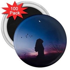 At Dusk 3  Magnets (100 Pack) by WensdaiAmbrose
