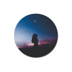 At Dusk Magnet 3  (round) by WensdaiAmbrose